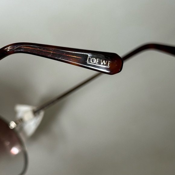 LOEWE Red Leather Sunglasses‎ Tortoise 
Plastic/Metal Women main image 6